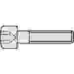 TOOLCRAFT 888025 Zylinderschrauben M2 5 mm Innensechskant DIN 912 ISO 4762 Stahl 8.8 geschwärzt 1 S