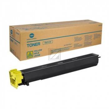 A3Vu250 Konica Bizhub Pro C654 Toner Yellow 31.500 Seiten TN711Y