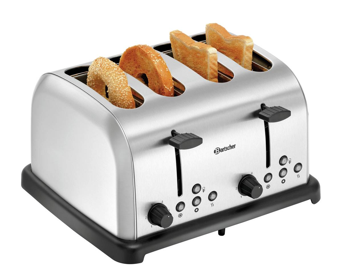 Bartscher TB RB 40 Toaster1480W 6Stufen 4 Scheiben