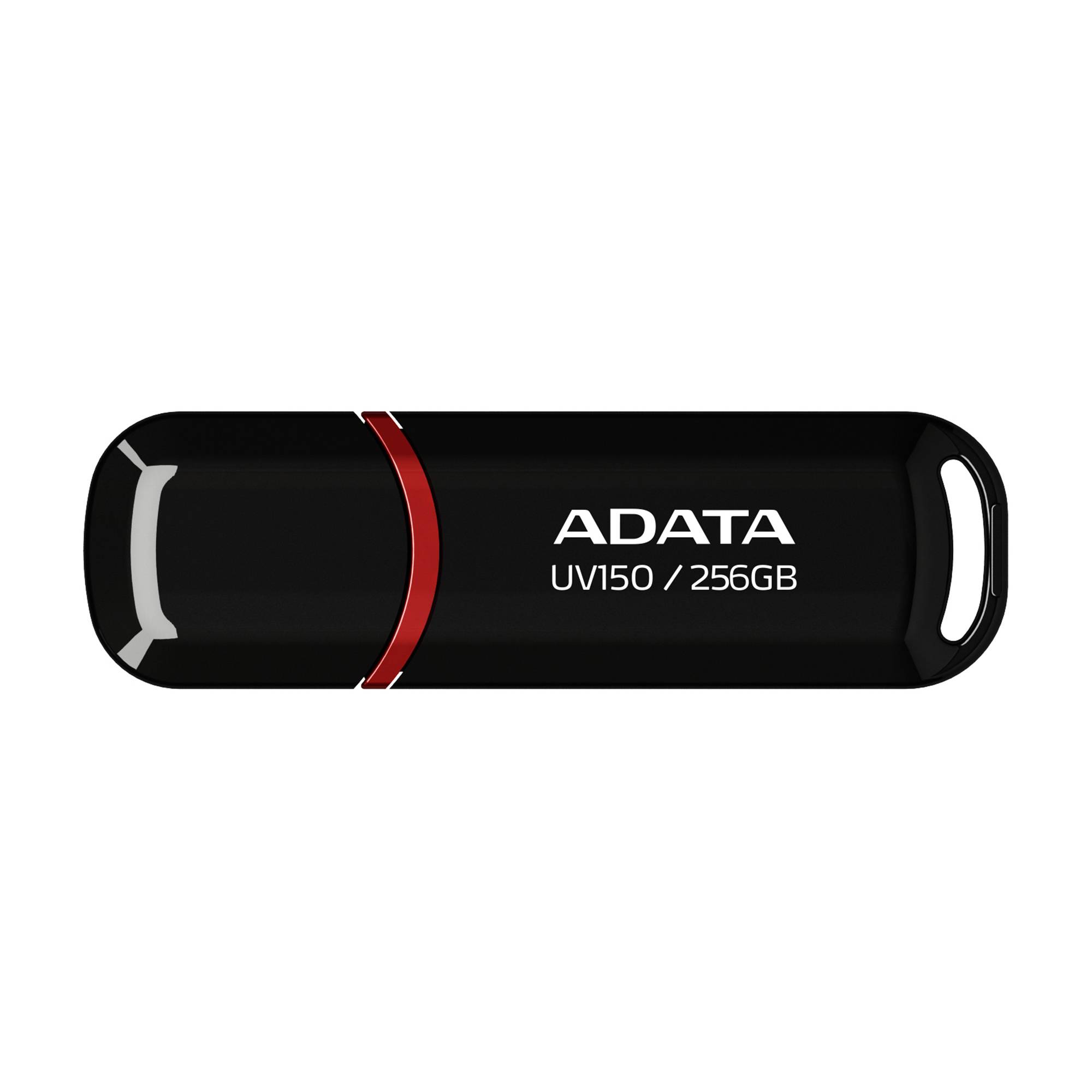 ADATA Flash Disk 256 GB UV150 USB 3.1 Dash Drive R 90/W 20 MB/s cerna - 256 GB -