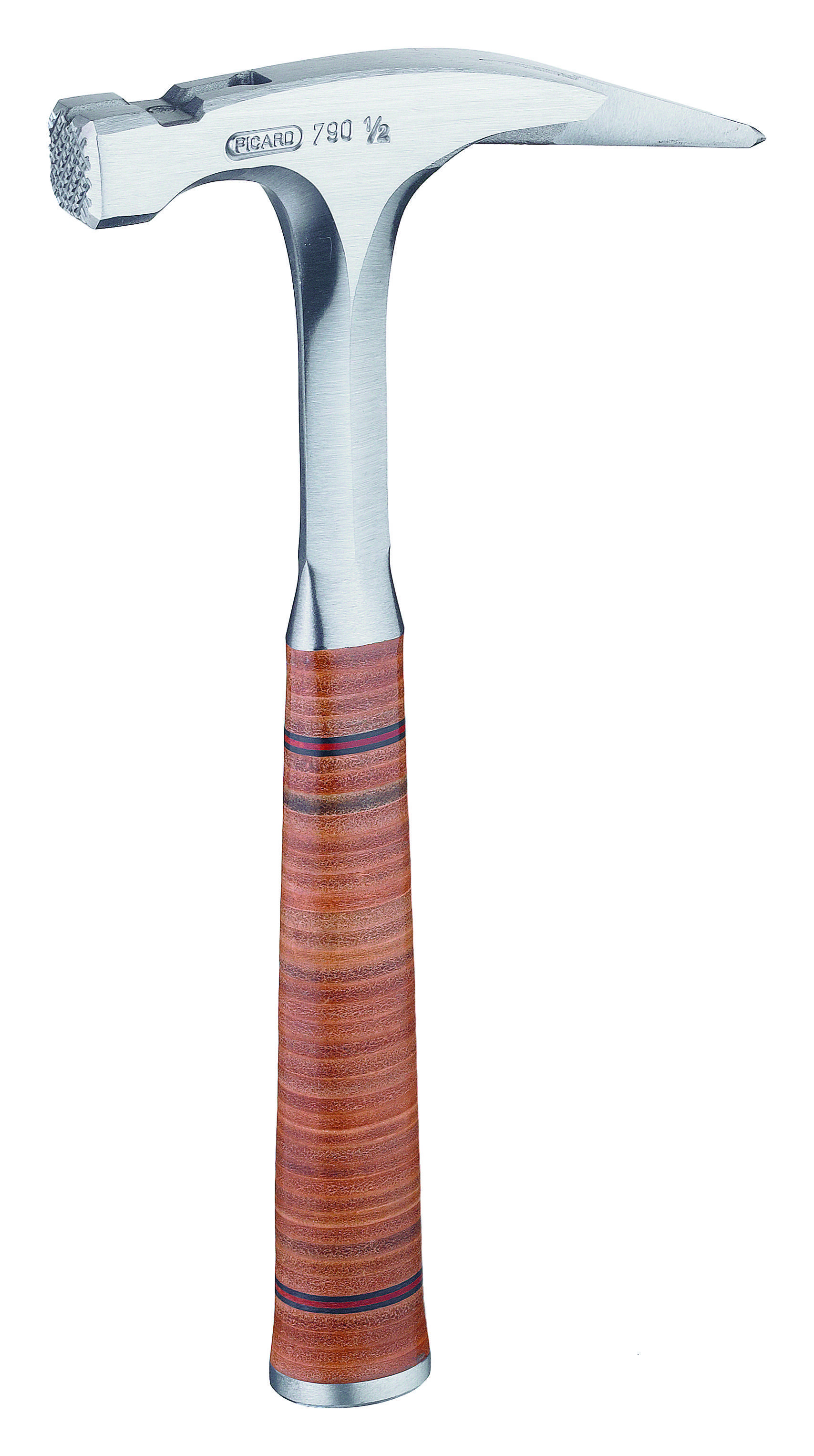 PICARD Ganzstahl-Latthammer Nr. 790 1/2 leichte Ausführung geraut mit Holzkiste