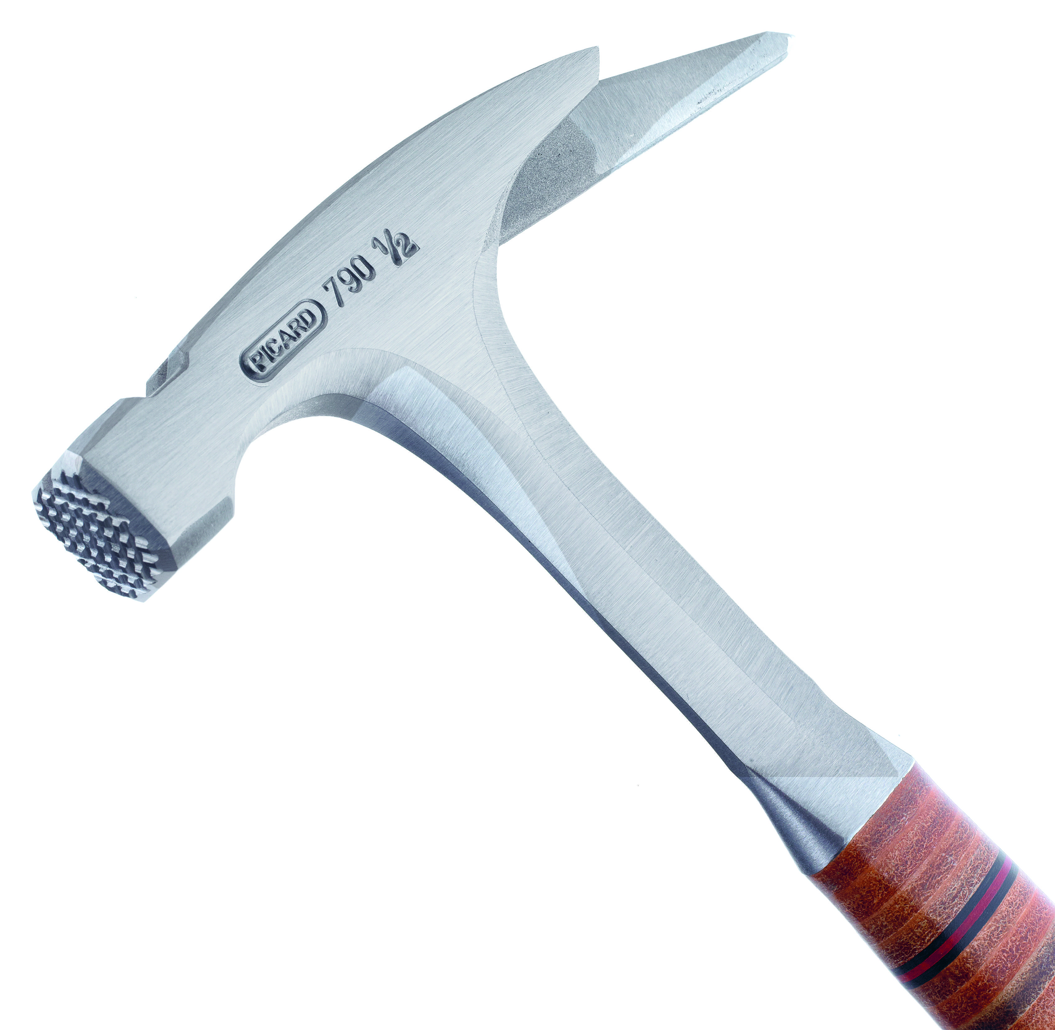 PICARD Ganzstahl-Latthammer Nr. 790 1/2 leichte Ausführung geraut mit Holzkiste