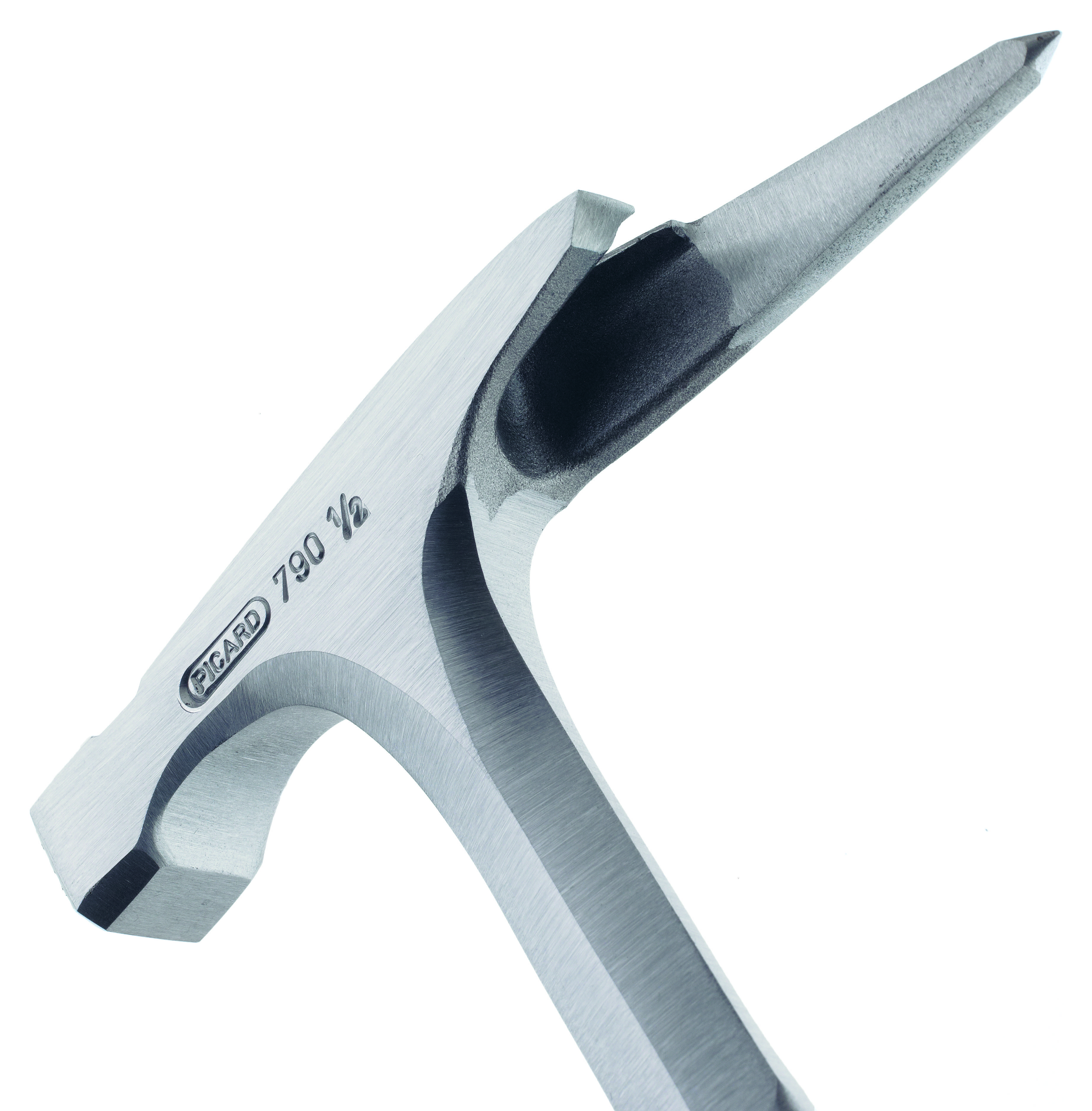 PICARD Ganzstahl-Latthammer Nr. 790 1/2 leichte Ausführung geraut mit Holzkiste