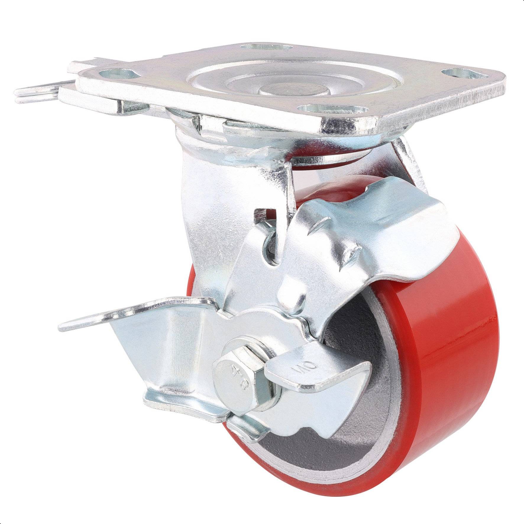 Wagner design yourself Schwerlast-Lenkrolle RO 0114 rot (4011401)