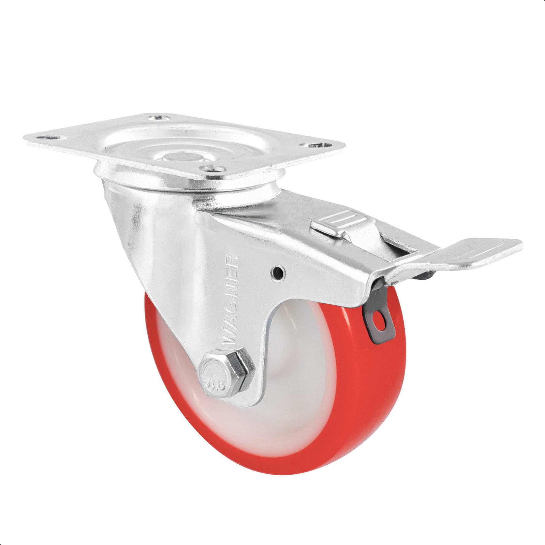 Wagner design yourself Transportgeraete-Lenkrolle RO 7800 rot (4780001)