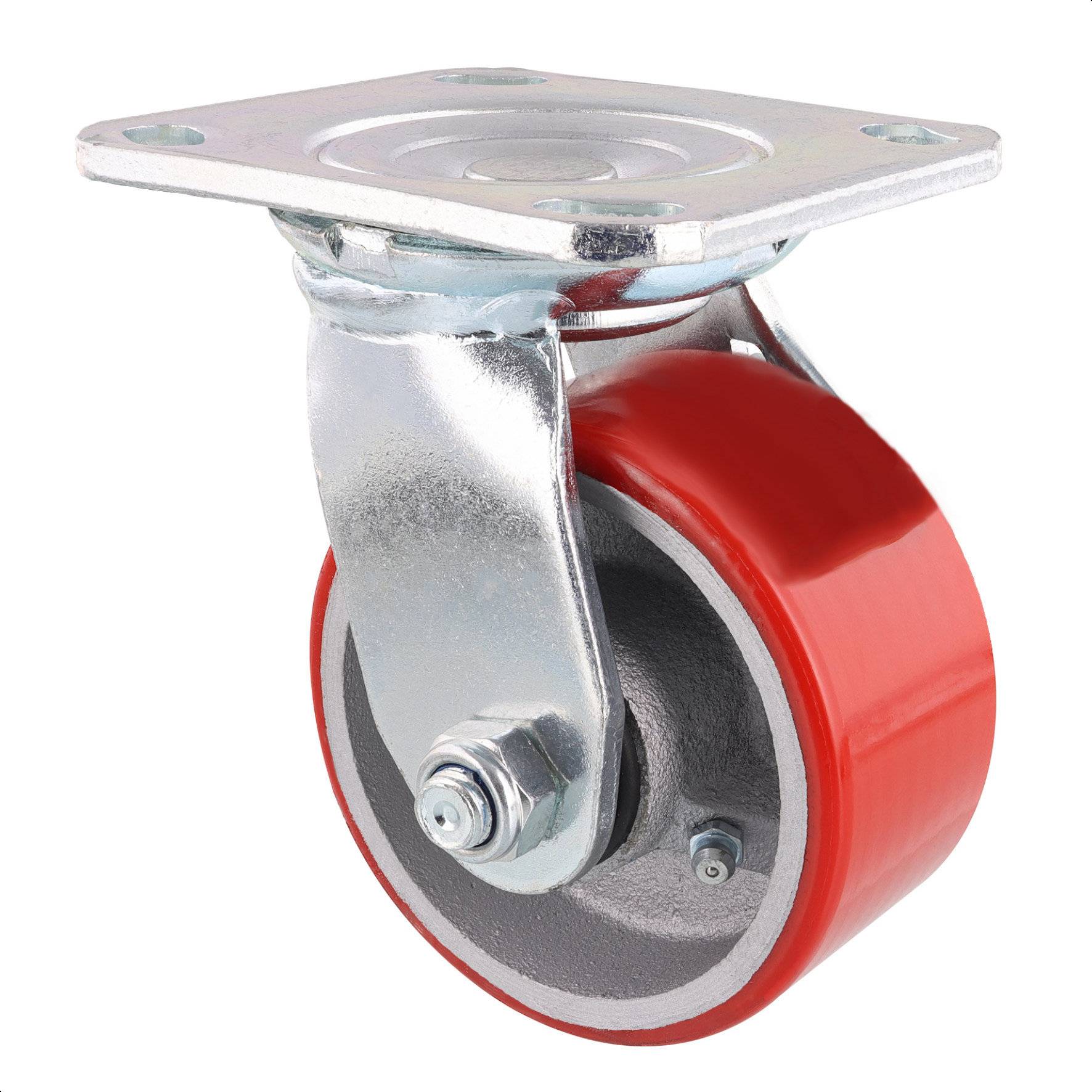 Wagner design yourself Schwerlast-Lenkrolle RO 0116 rot (4011601)