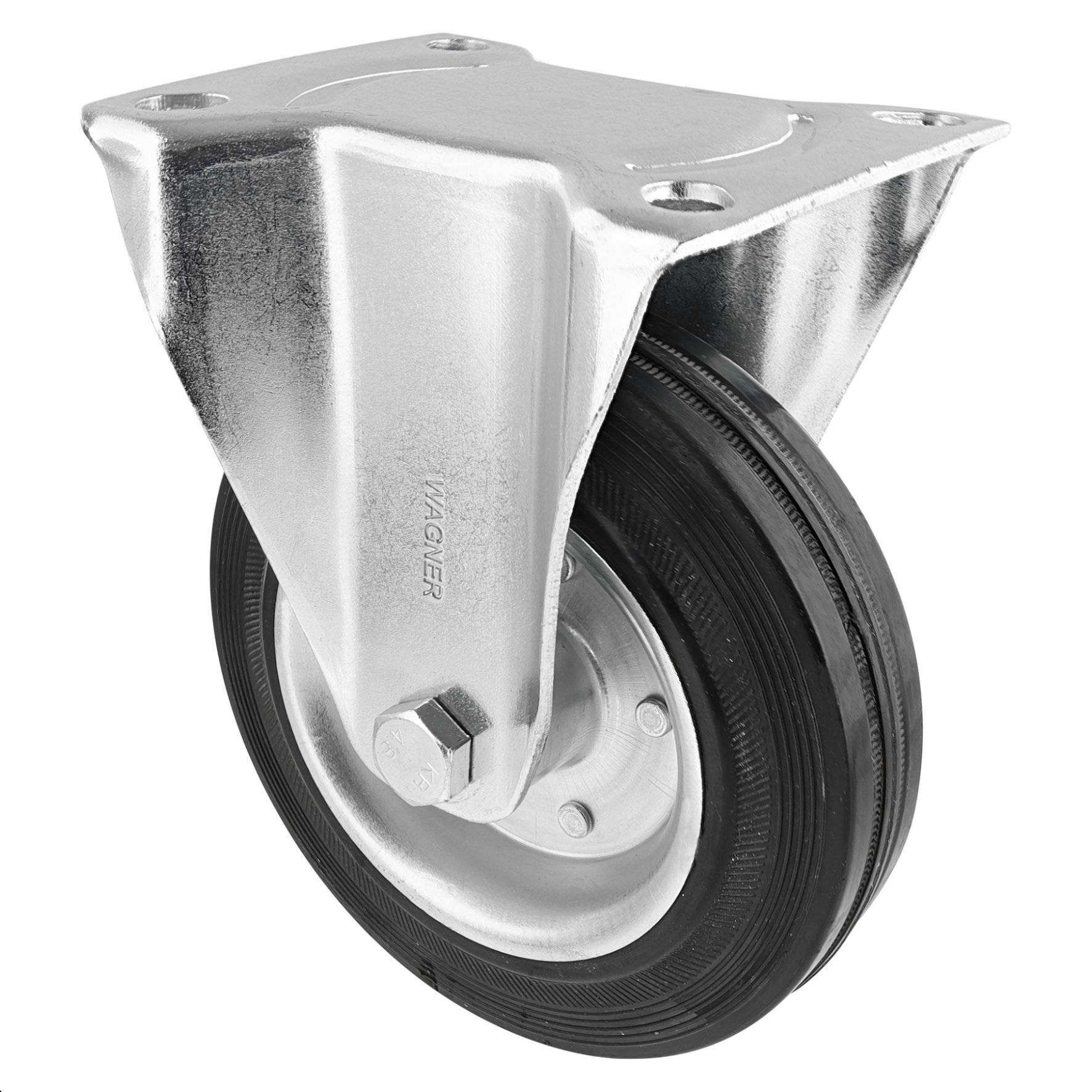 Wagner design yourself Transportgeraete-Bockrolle RO 8180 silber (4816001)