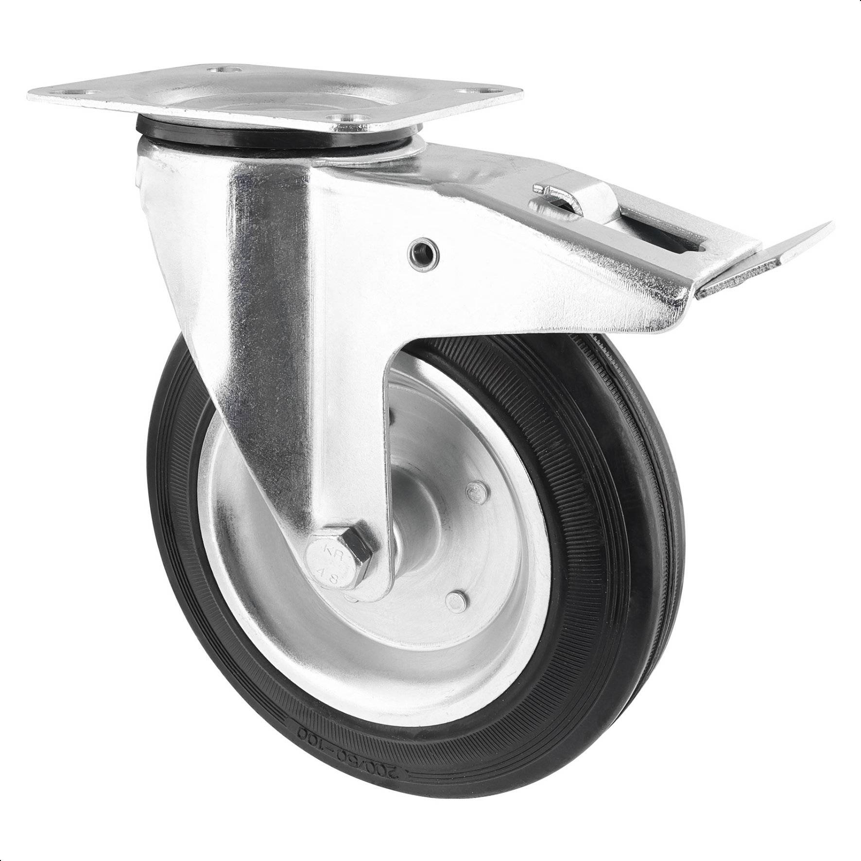 Wagner design yourself Transportgeraete-Lenkrolle RO 7200 silber (4720001)