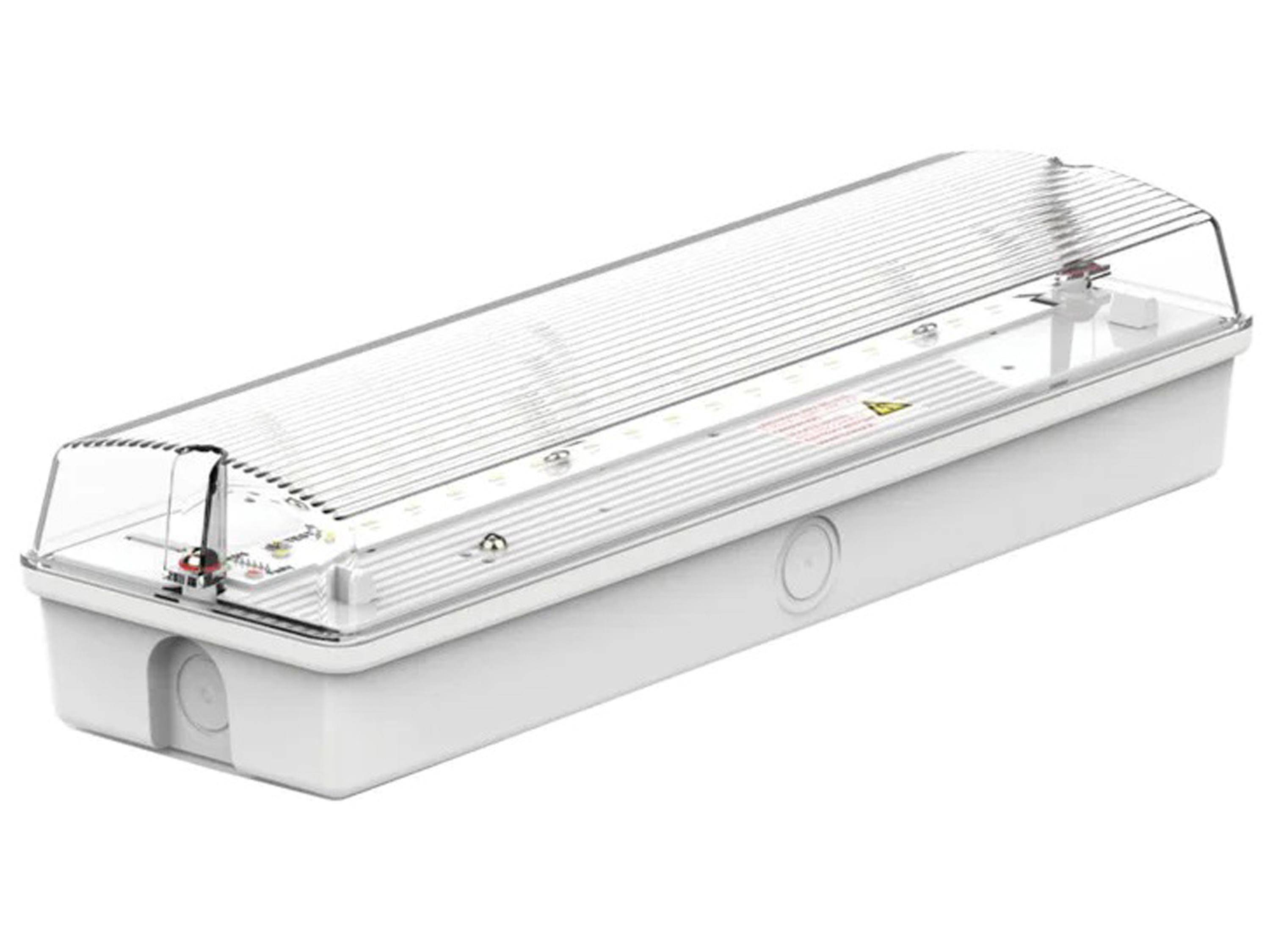ENOVALITE - ELED200100 - LED Fluchtwegleuchte, Notausgang mit Notstromeinheit, Test Funktion, Wandmontage, IP65