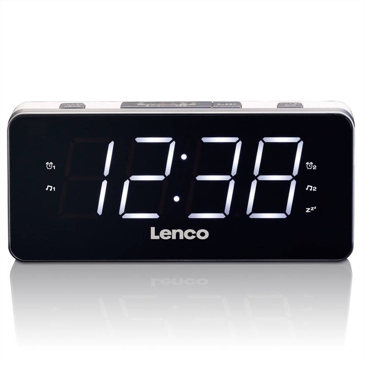 Lenco Radiowecker CR-18 White, Weiss