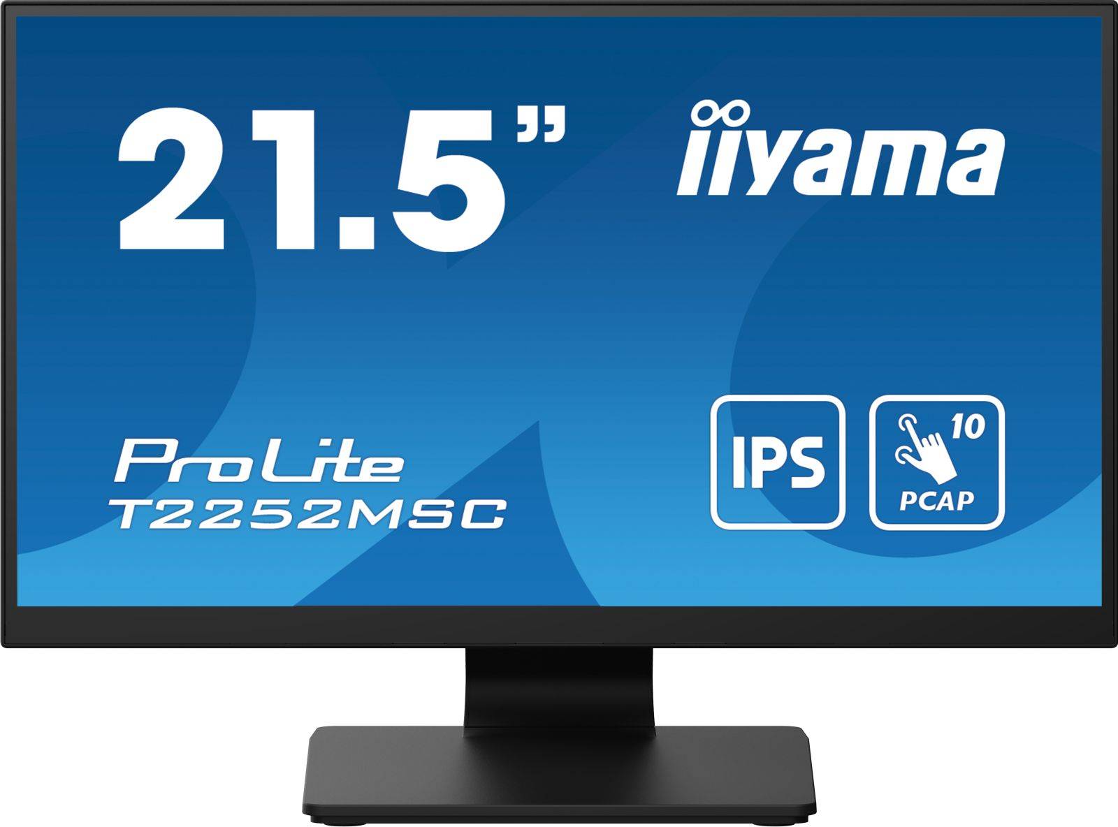 IIYAMA T2252MSC-B2 54,61cm 21,5Zoll Bonded PCAP 10P Touch with Anti-Finger print coating 1920x1080 IPS-slim