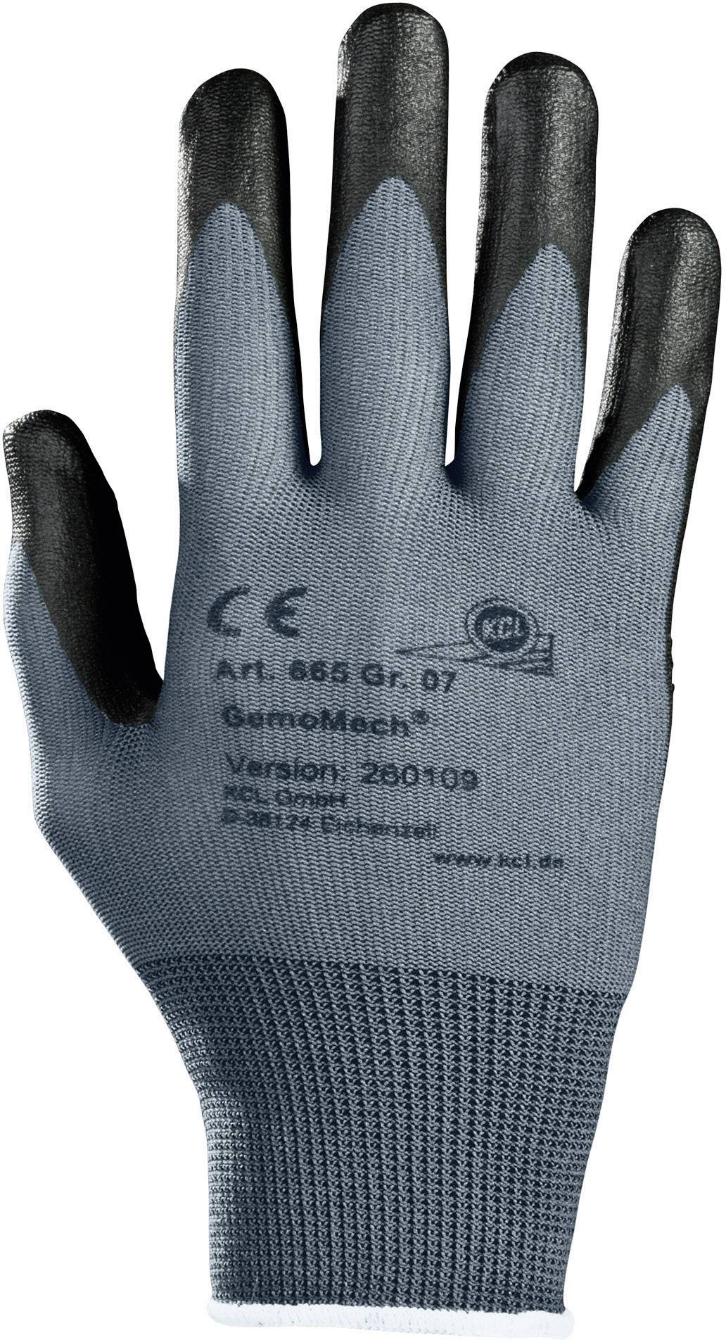 KCL 665-10 GemoMech 665 Polyurethan Arbeitshandschuh Größe (Handschuhe): 10, XL EN 388 CAT II 1 Paar