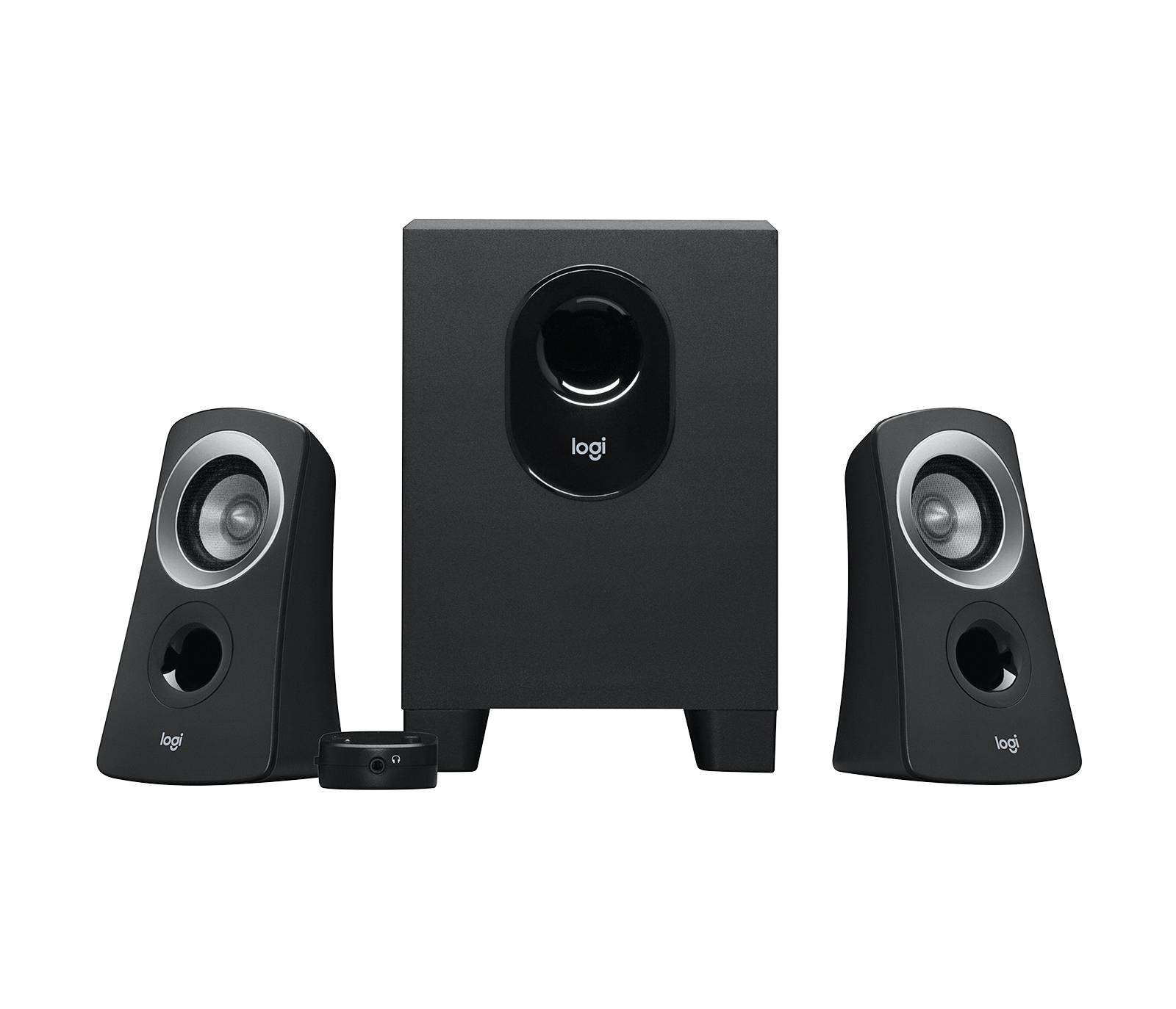 Logitech Z-313 - Lautsprechersystem - für PC - 2.1-Kanal - 25 Watt (Gesamt)