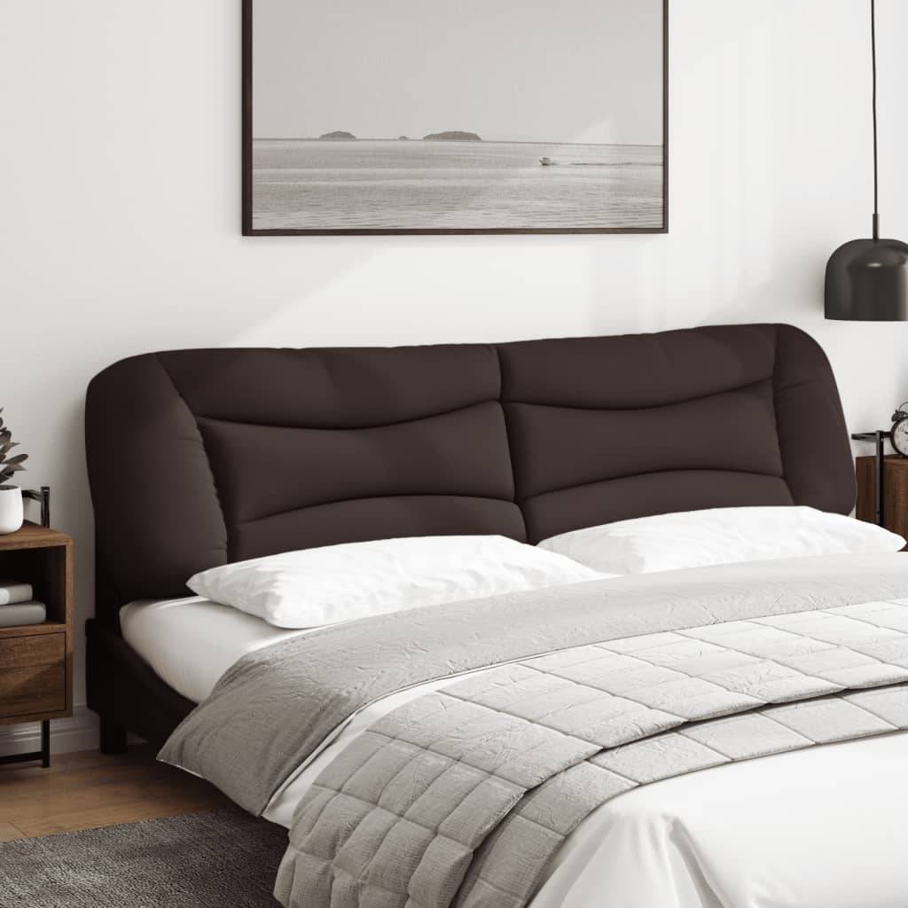 vidaXL Kopfteil-Kissen Dunkelbraun 200 cm Stoff