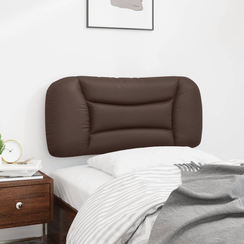 vidaXL Kopfteil-Kissen Braun 80 cm Kunstleder