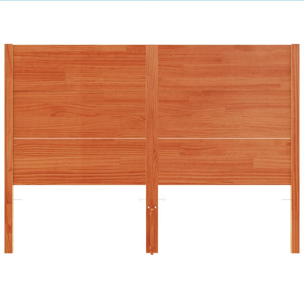 vidaXL Kopfteil Wachsbraun 180 cm Massivholz Kiefer