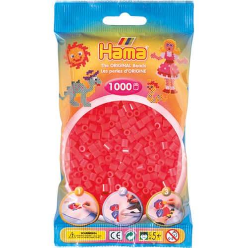 Hama Iron Perlen Red Neon (035), 1000st.