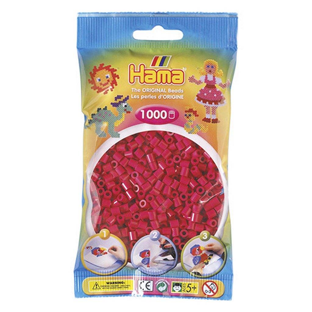 Hama -Eisenperlen warm Rot (029), 1000st.