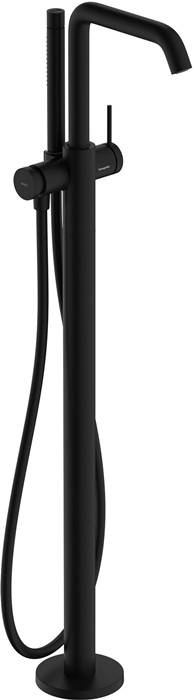 hansgrohe Tecturis S Einhebel-Wannenmischer bodenstehend 21l/min, Mattschwarz
