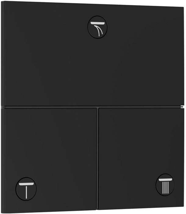HG FMS ShowerSelect Comfort E Absperrventil, UP mattschwarz
