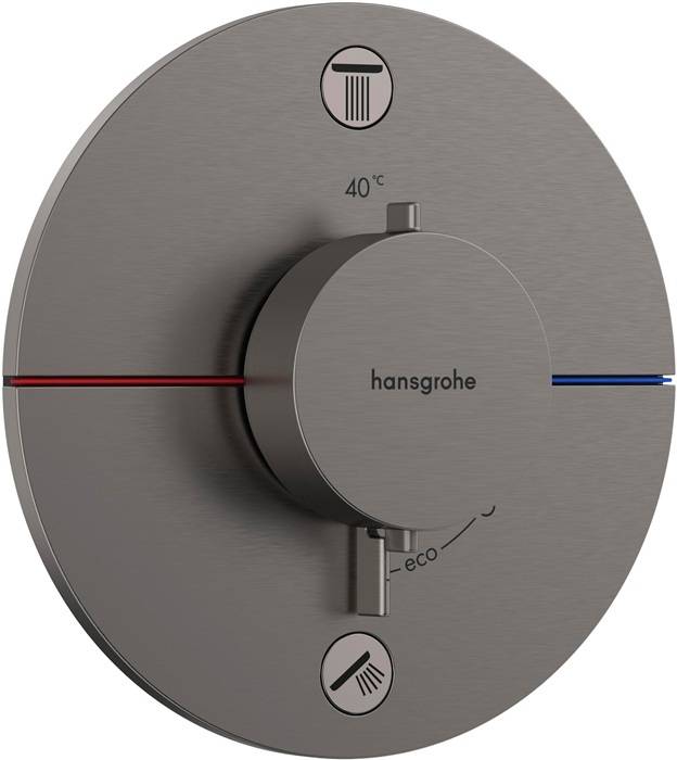 Hansgrohe ShowerSelect Comfort S Thermostat Unterputz, 26l/min, für 2 Verbraucher, integrierter Sicherungskombination,