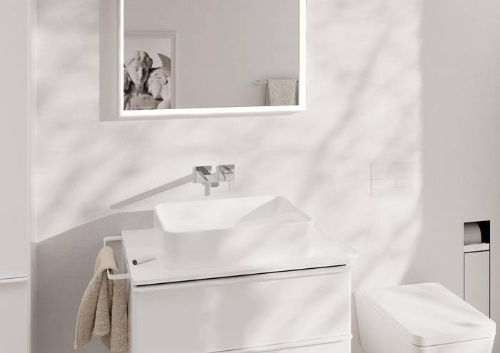 HG Einhebel-Waschtischmischer Tecturis E Unterputz EcoSmart+ Auslauf 225mm chrom