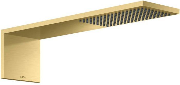 AXOR 12592950 Kopfbrausemodul AXOR ShowerComposition brushed brass 1jet quadrati