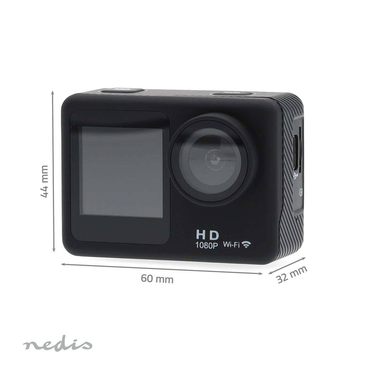 Nedis Action Cam | ACAM31BK | Schwarz