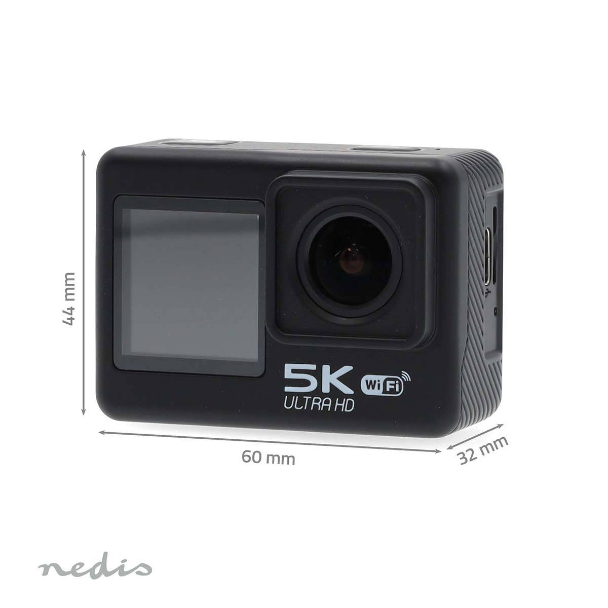 Nedis Action Cam | ACAM71BK | Schwarz
