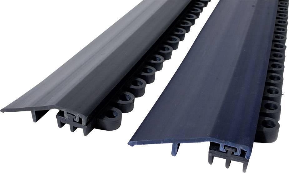 COBA Europe DT010005F Premier Verbinder Female PVC-Platte (L x B x H) 450 x 20 x 15mm Schwarz
