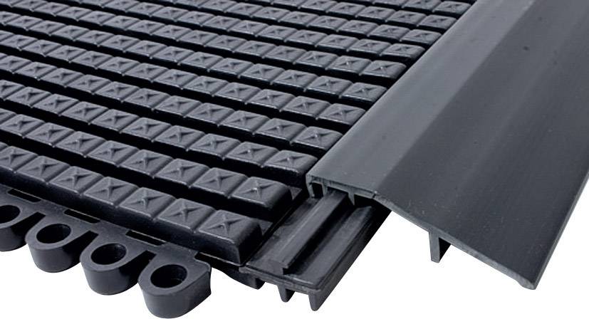 COBA Europe DT010005F Premier Verbinder Female PVC-Platte (L x B x H) 450 x 20 x 15mm Schwarz