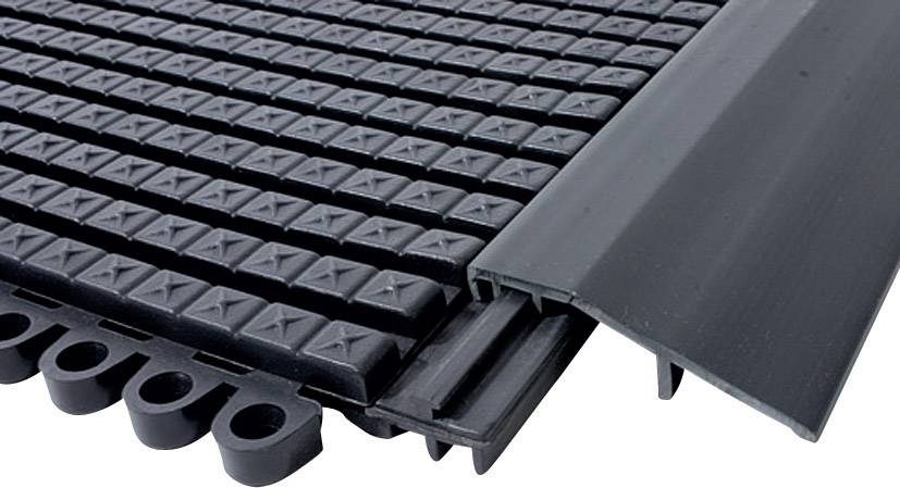 COBA Europe DT010005 Premier Verbinder Female PVC-Platte (L x B x H) 450 x 20 x 15mm Schwarz