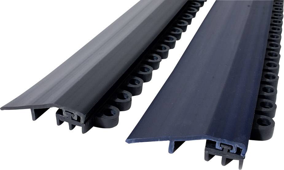 COBA Europe DT010003 Premier Verbinder Male PVC-Platte (L x B x H) 300 x 20 x 15mm Schwarz