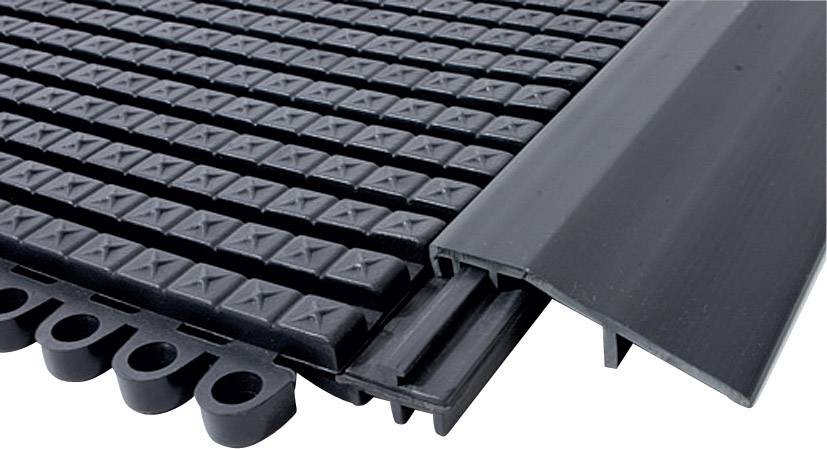COBA Europe DT010003 Premier Verbinder Male PVC-Platte (L x B x H) 300 x 20 x 15mm Schwarz