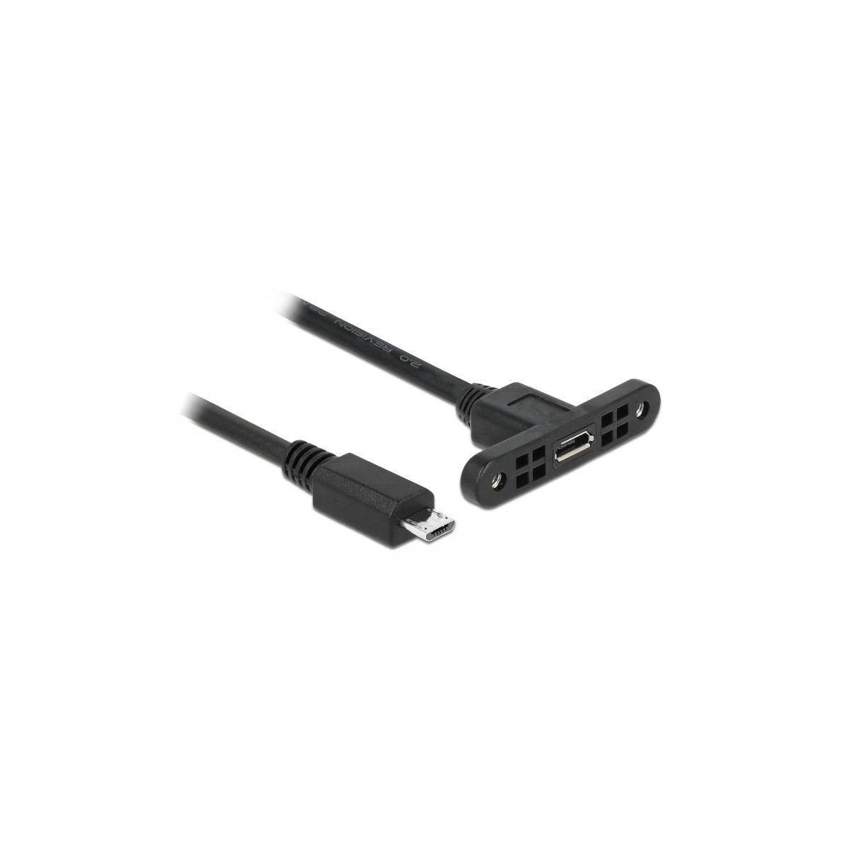 USB 2.0 Micro-B Buchse zum Einbau > USB...