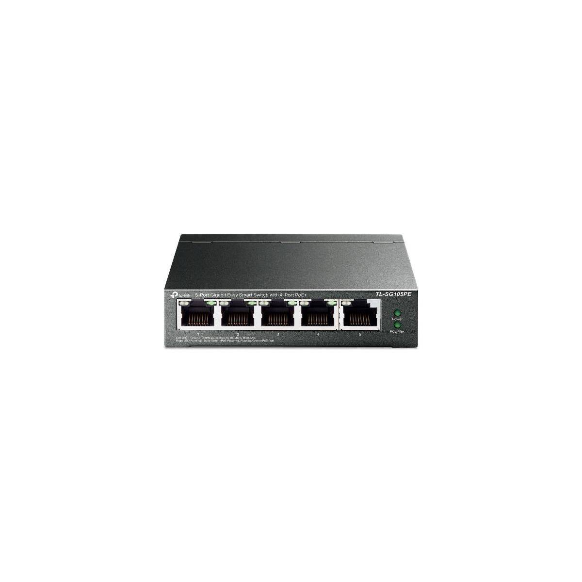 TP-Link TL-SG105PE 5-Port Gigabit (4x...
