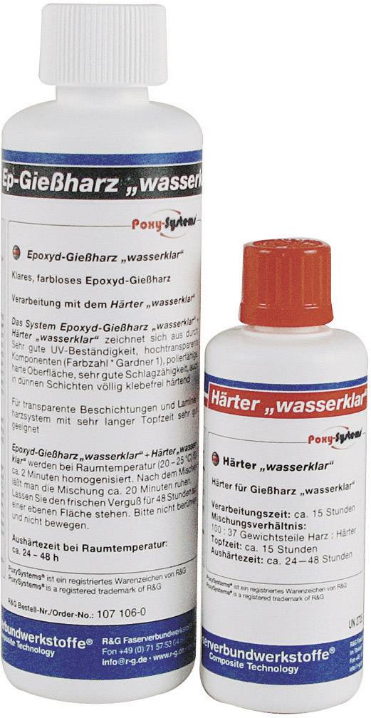 R & G 888662 Gießharz "wasserklar" + Härter 325 g