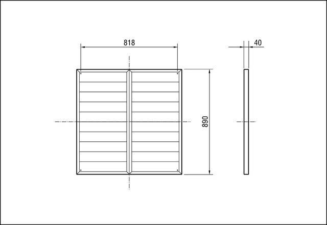 Maico Verschlussklappe selbsttaetig DN 710 ARP 71