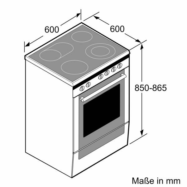 Bosch MDA Elektroherd Serie6,60cm HKS79U250