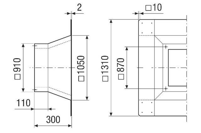 Maico Flachdachsockel SOFI 63-75-80