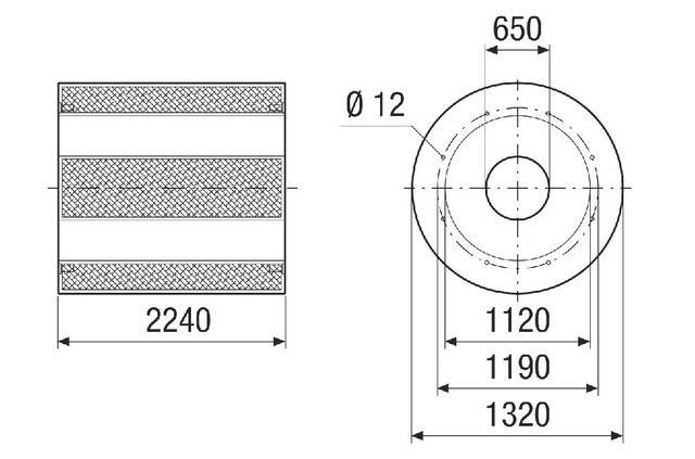 Maico Rohrschalldämpfer RSKI 112/2000