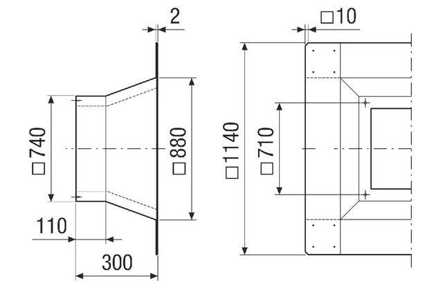 Maico Flachdachsockel SOFI 50-56