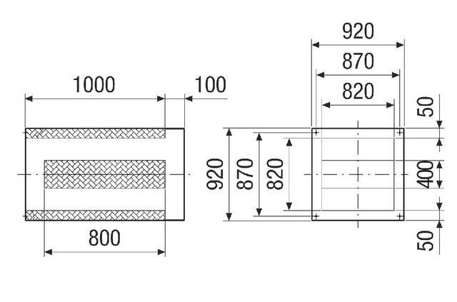 Sockelschalldämpfer SDI 63-75-80 Nennweite 630,750, 800 Sockelschalldämpf von Maico - 0073.0035
