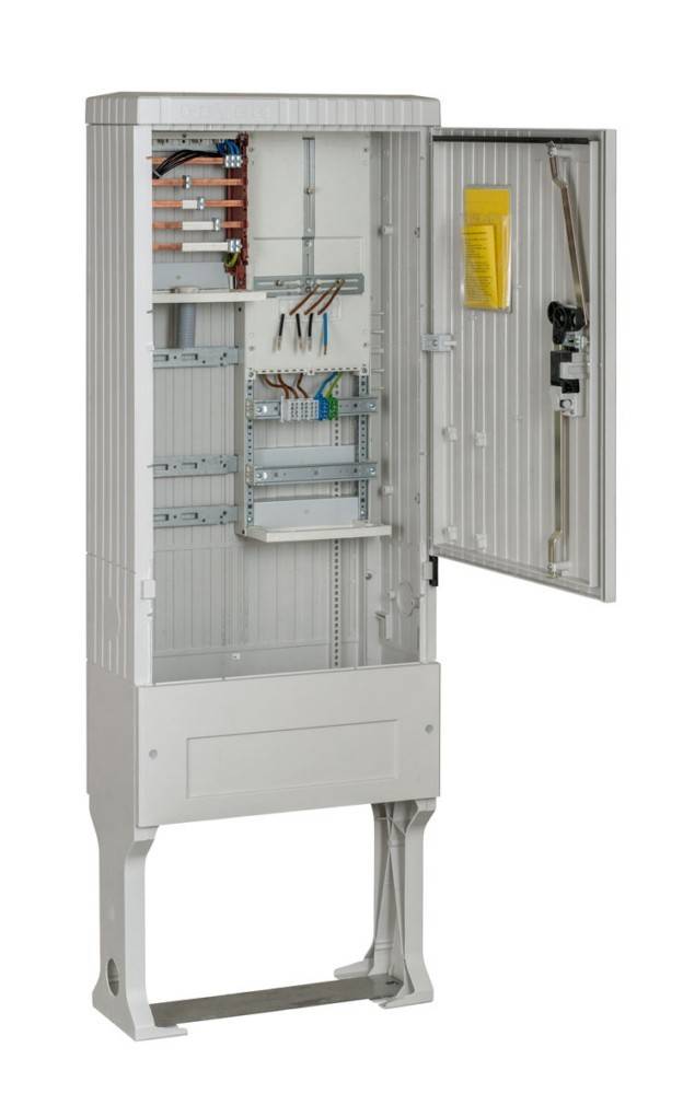 ABN Zähleranschlusssäule 1 SZ175ZZ1500 3-Punkt 1ZP 2Felder 5pol Install.Baumaterial