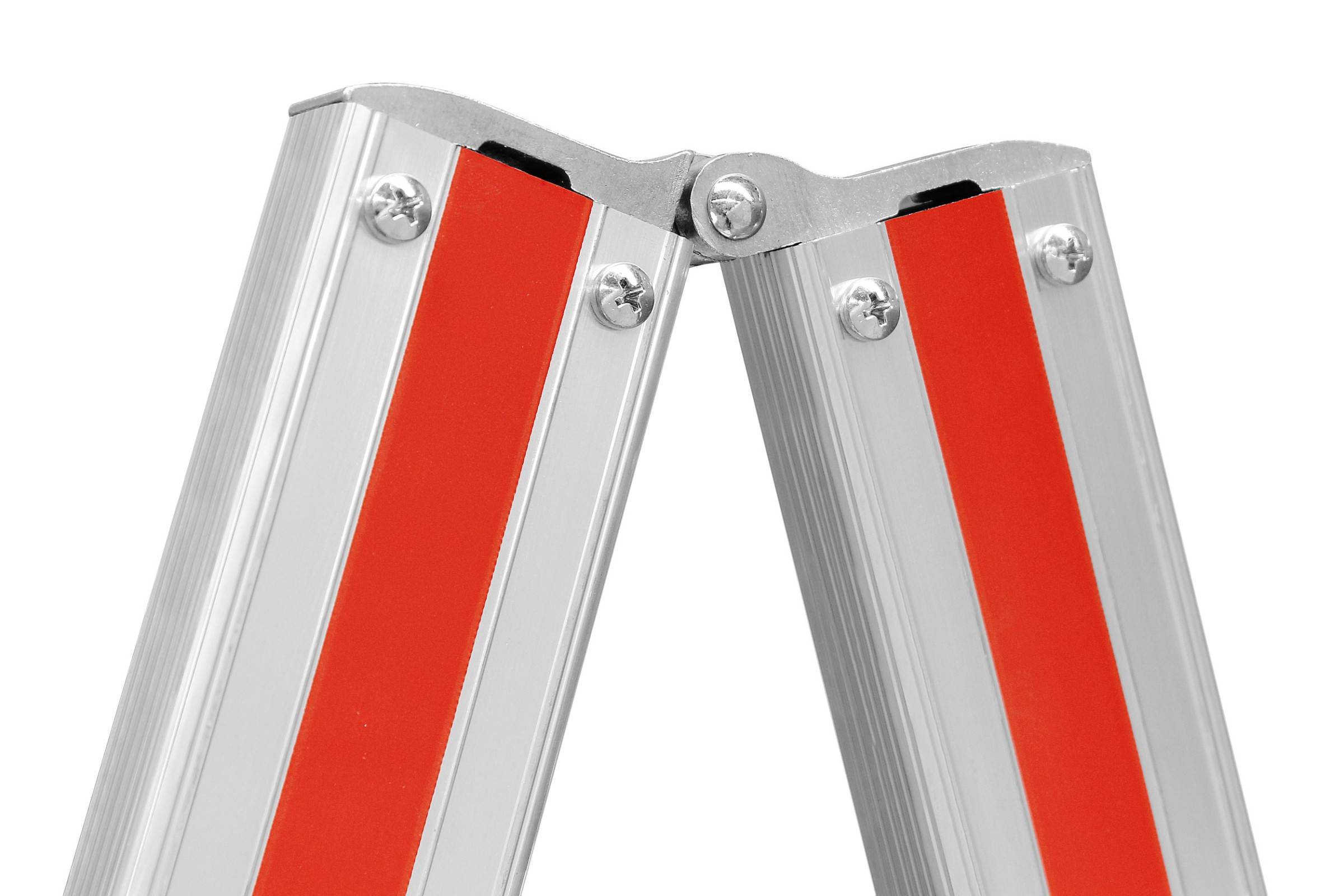 Alu-Spossenstehleiter 2-seit. begehbar,2x5 Sprossen, H 1500 mm