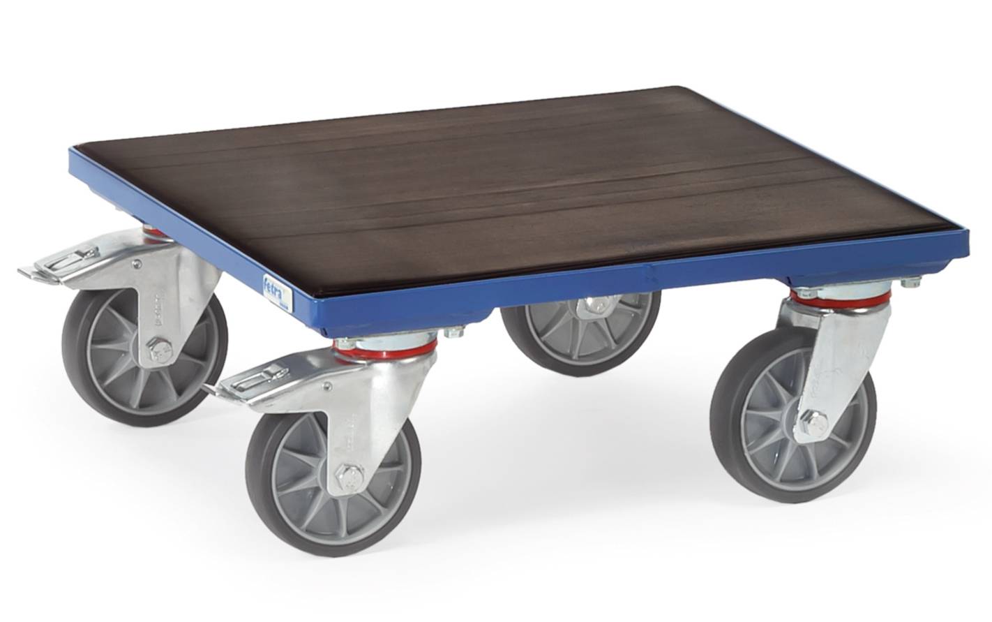 Fetra Kistenroller Plattform gummiert 700x700mm Ladefläche KF61G