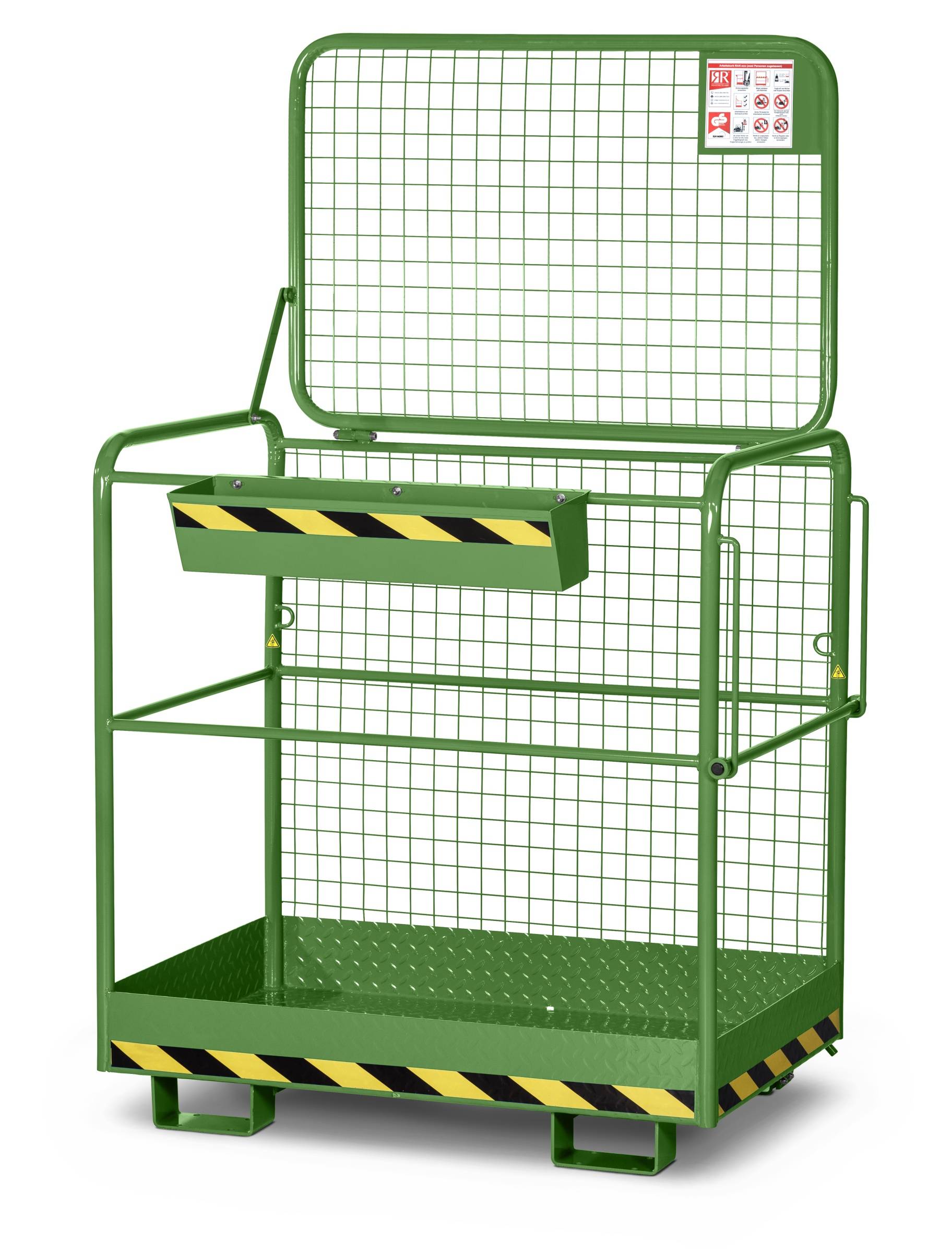 RR Industrietechnik Arbeitskorb Typ RAK-Eco RAL 6011 resedagrün