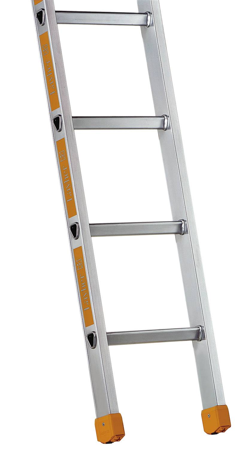 Layher Topic 1035 Schiebeleiter mit Quertraverse 2x10 Sprossen