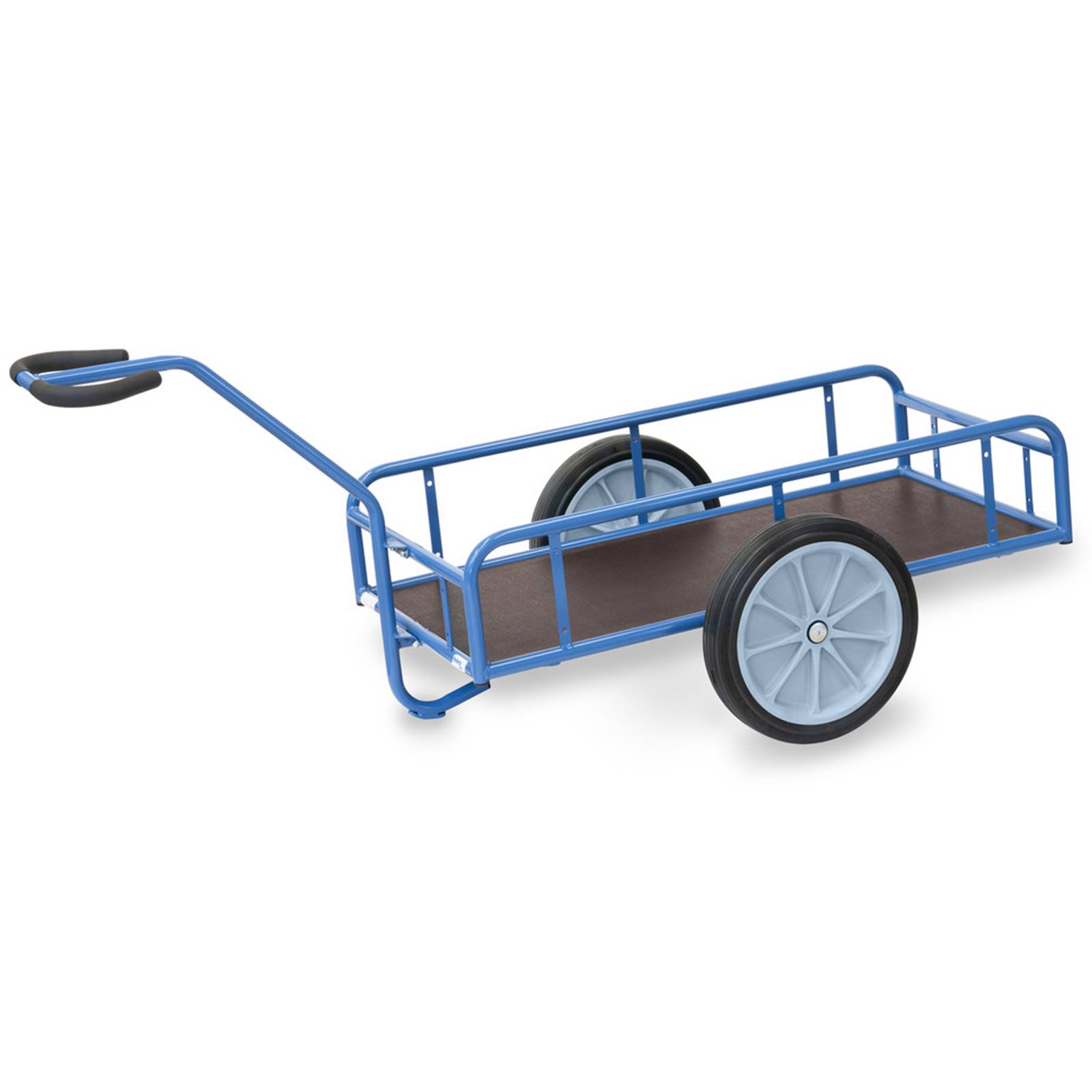 Fetra Handwagen mit Geländer 250mm hoch 1145x545mm Ladefläche Vollgummibereifung