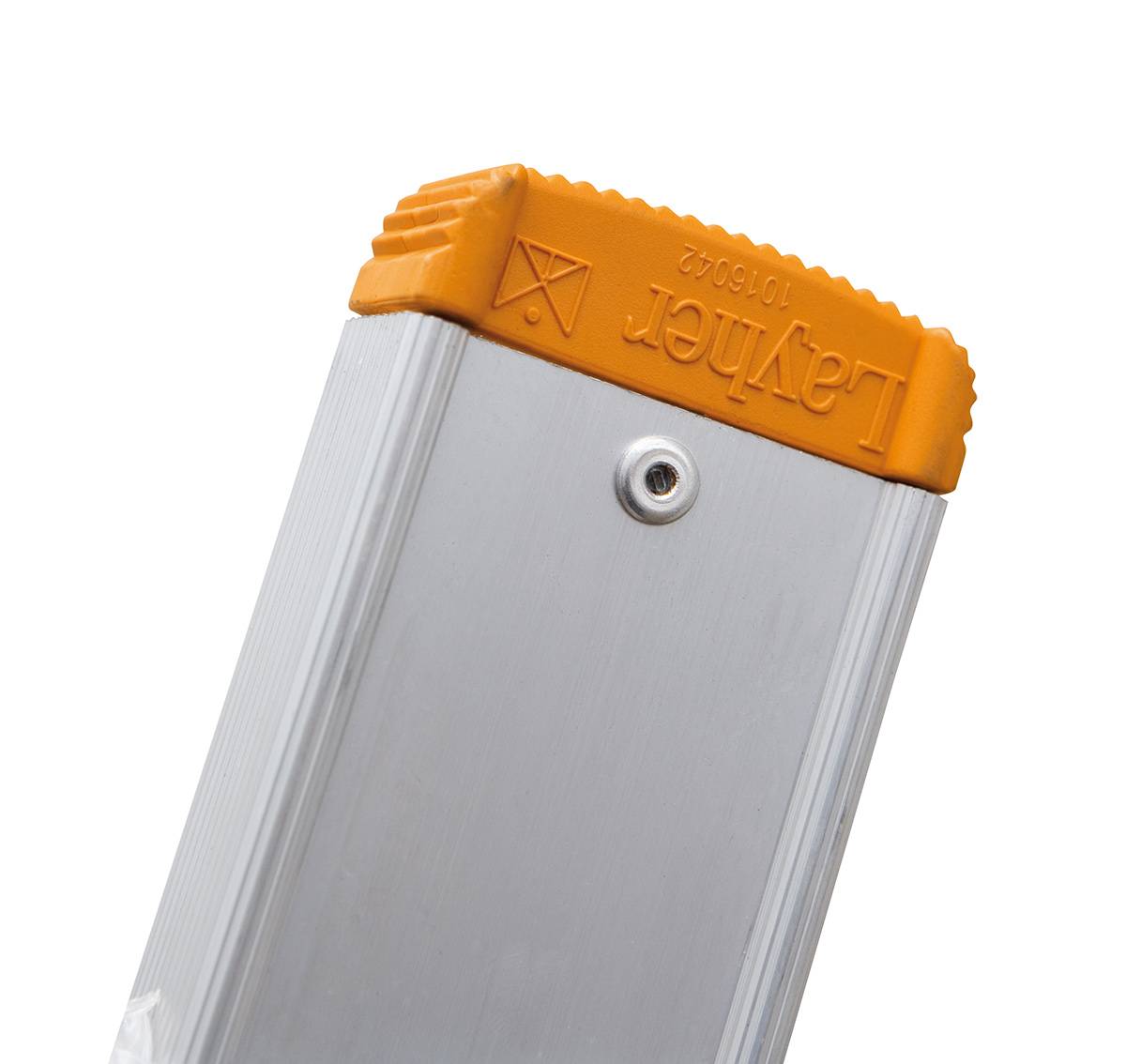 Alu-Anlegeleiter mit Sprossen Breite 450 mm 14 Sprossen inkl. Traverse. Layher 522958 49